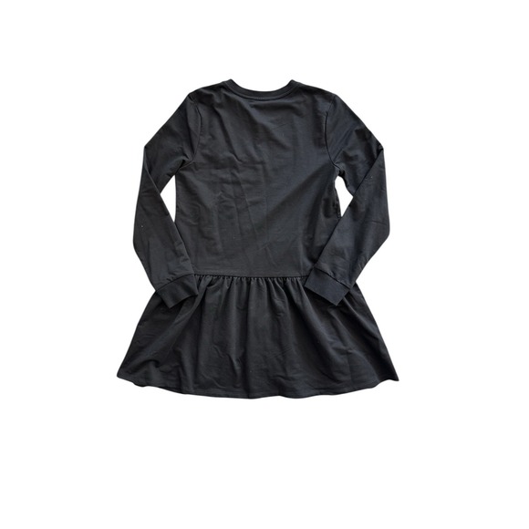 NEW English‎ Factory Unbalanced Seam Long Sleeve Mini Dress Size Medium Black - Picture 6 of 6